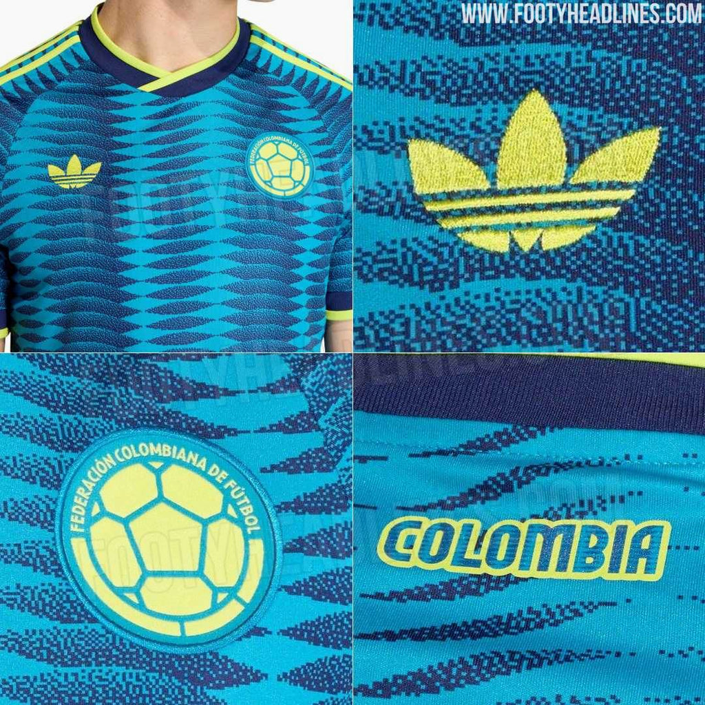 Camiseta Oficial Colombia 2026 – Edición Visitante Adidas