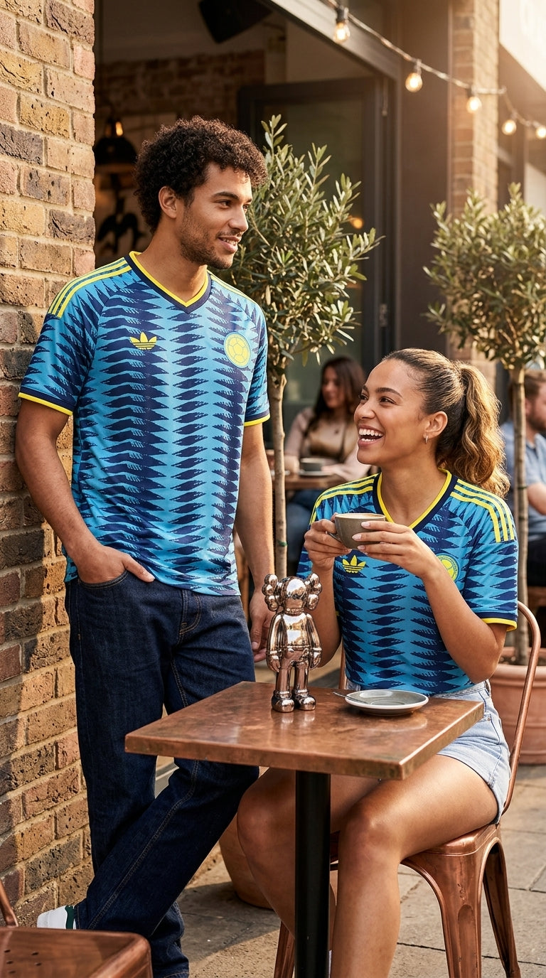 Camiseta Oficial Colombia 2026 – Edición Visitante Adidas